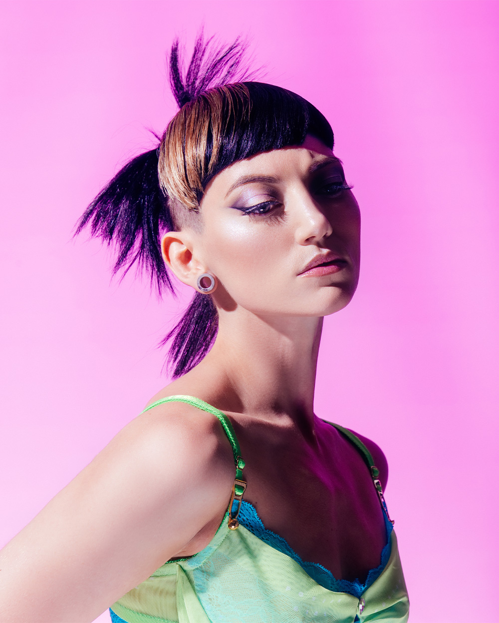 Side-Swept Fringe with Disconnected Undercut - Martine Broggy & Lynsey Campbell - BHA Northern Ireland Hairdresser of the Year 2026 Finalist Collection